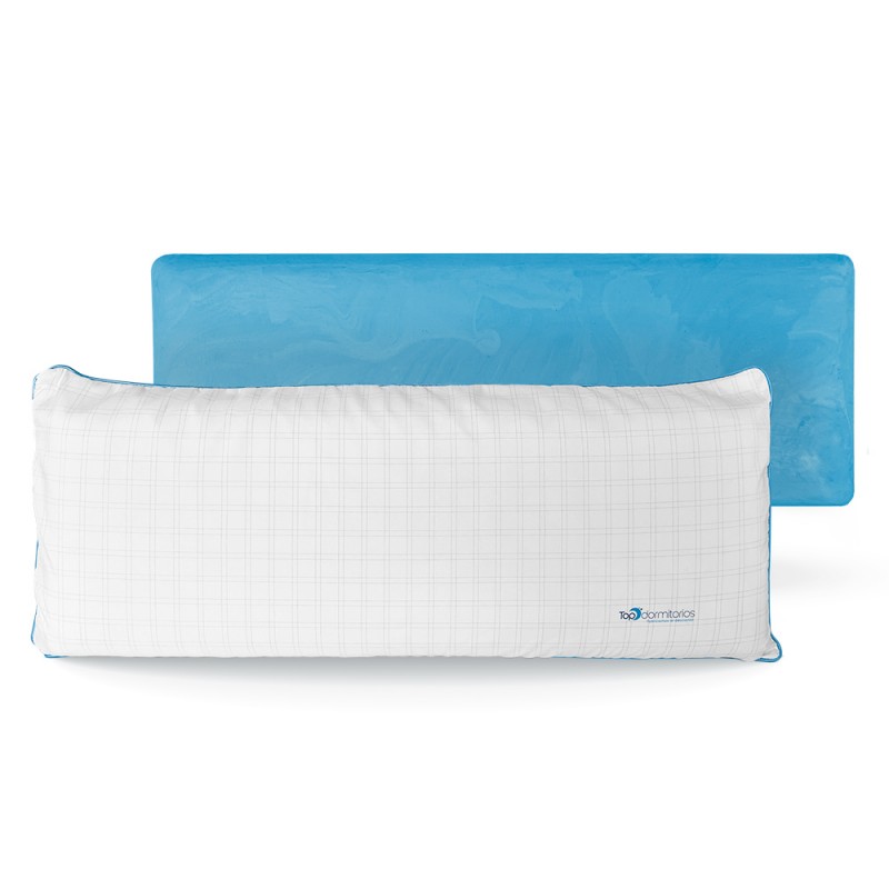 Almohada de viaje, almohada cervical para dormir durante el viaje, hecha al  100 % de espuma viscoelástica pura, almohada suave, cómoda y de apoyo para